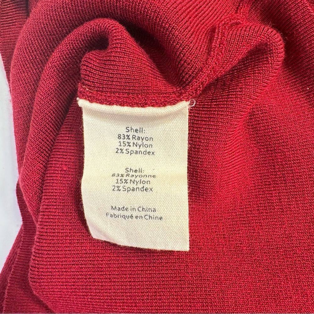 NEW L’Agence Hannah Knit Tank Dress Red Dahlia Small - Picture 8 of 10